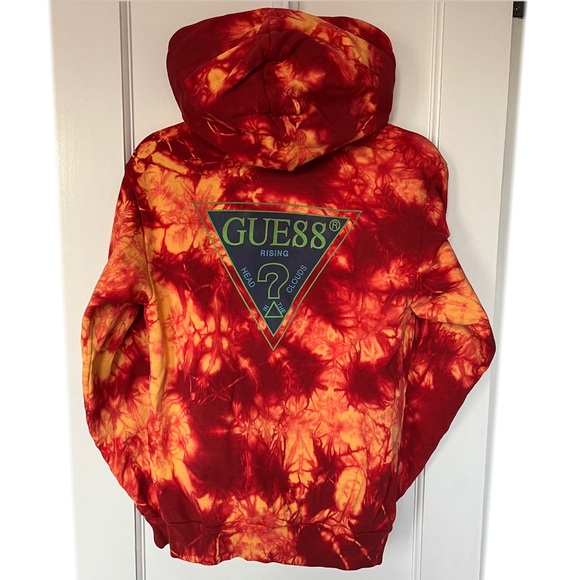 Gue88 Rising Orange Tie Dye Hoodie - Picture 2 of 6